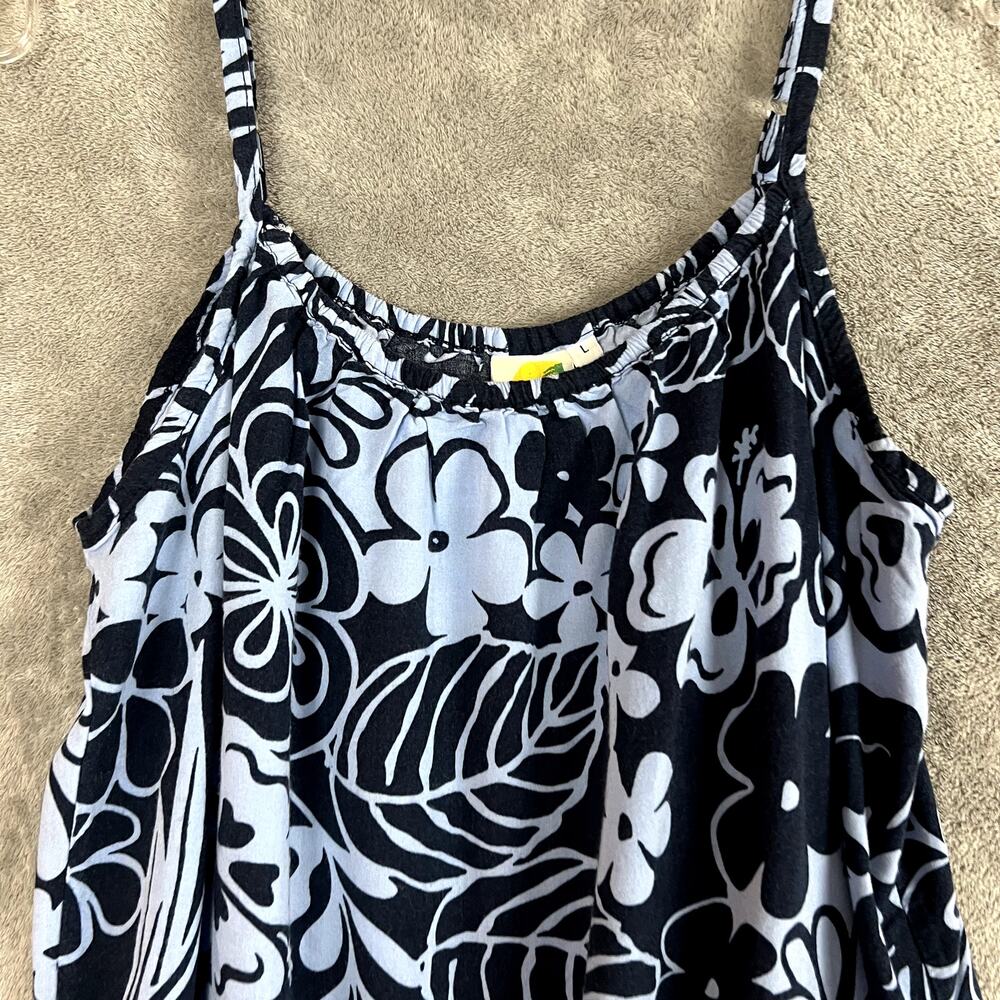 Y2K Makai Beach Top Womens L Floral 2000s Beachwear